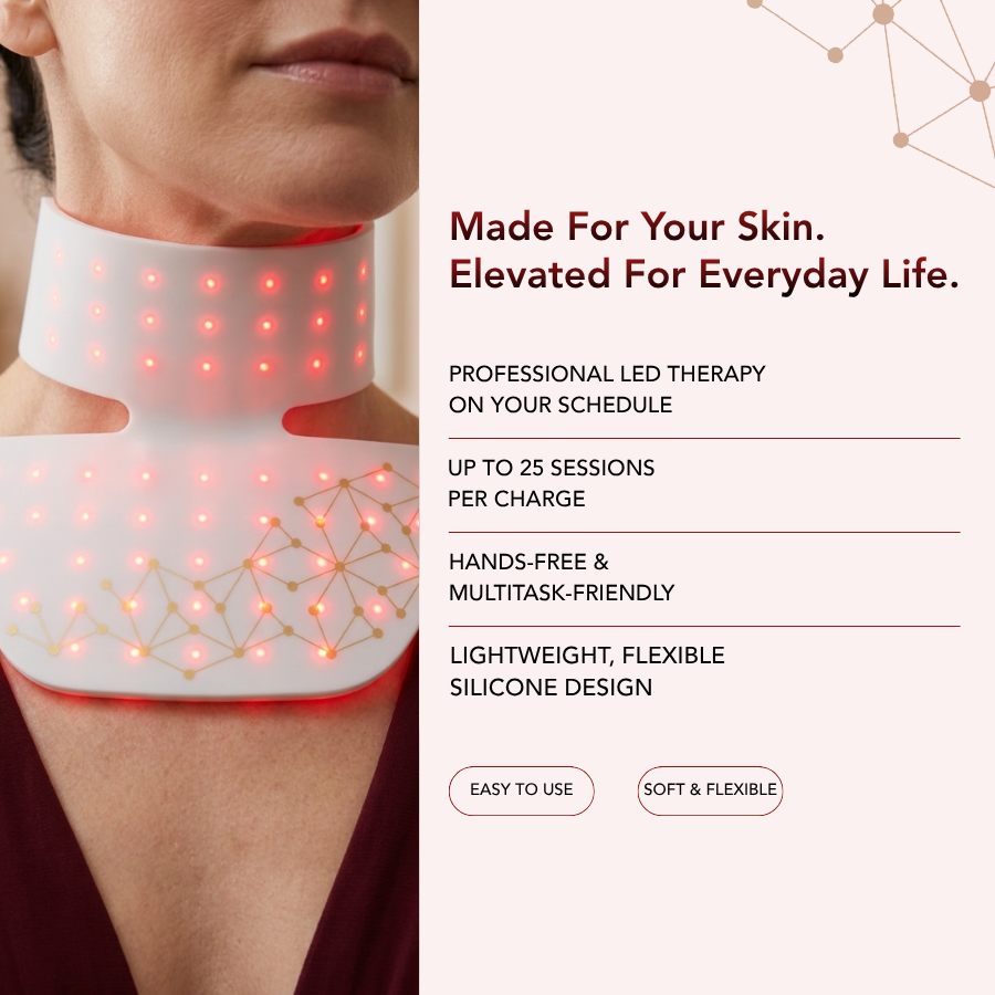 Corique Neck & Chest Pro Light Therapy Mask